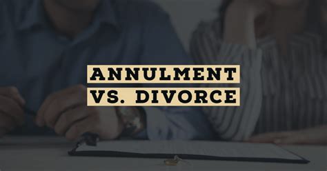 Annulment Vs Divorce The Rosenblum Allen Law Firm