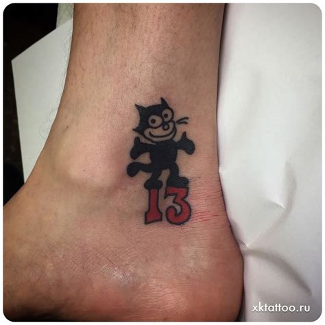 Felix Cat Tattoo Traditional Black Cat Tattoo Friday 13 Sailor Jerry