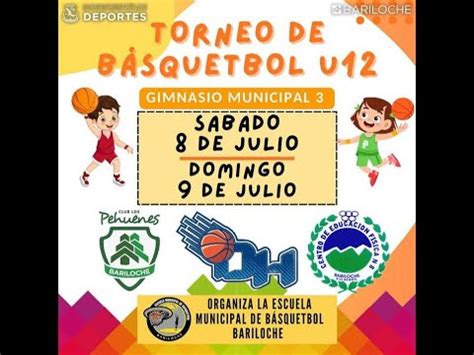 Resumen Dina Huapi Torneo de Básquetbol U12 Julio 2023 YouTube