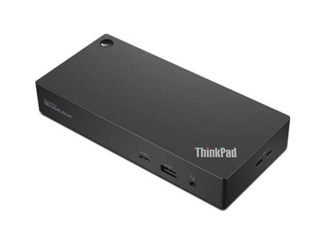 Refurbished Lenovo Thinkpad Universal Usb C Smart Dock Station Black 40b20135us