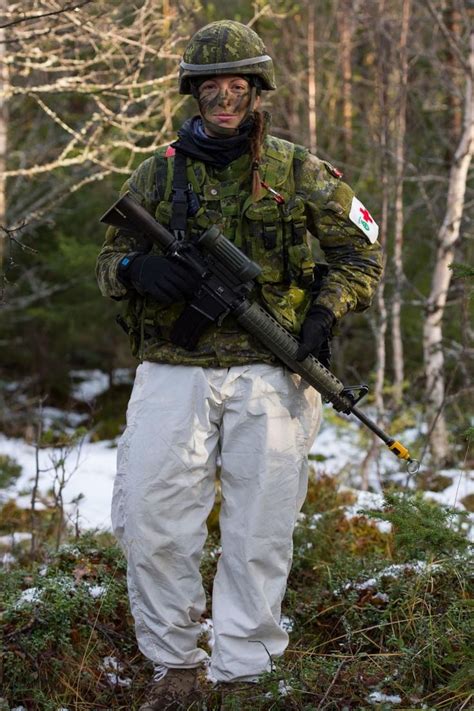 Trident Juncture 2018 Nov 4 Canada Female Soldier Canadian