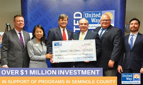 Heart of Florida United Way Announces Over $1 Million Investment in Seminole County to Assist ...