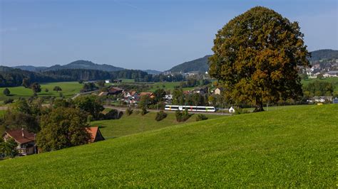 Rabe Gtw Der Thurbo Zwischen Eschlikon Und Sirnach