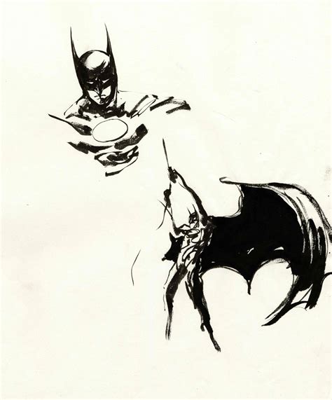 Original Batman Sketches