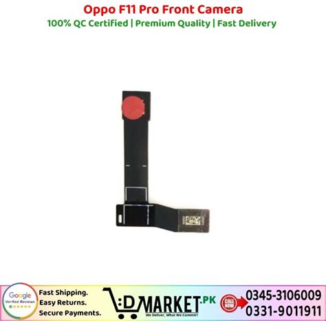 Oppo F11 Pro Front Camera Price In Pakistan | Fast+Secure!