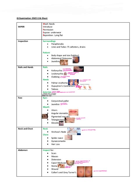 Abdominal Exam- OSCE with signs - Year 1 GI Clinical Skills – Consultation Skills 9 th 10 th ...