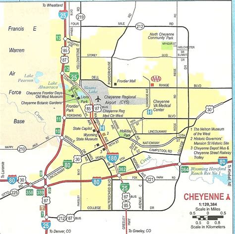 Map Of Cheyenne 2012 Aaa Map Of Cheyenne Wyoming Featu Flickr