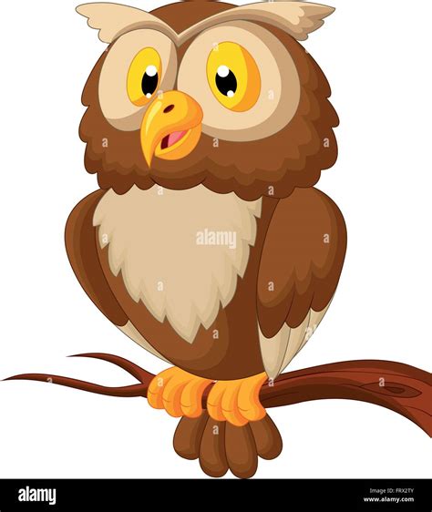 Cute owl cartoon Stock Vector Image & Art - Alamy