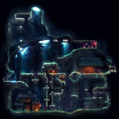 New Cave Story Concepts Showcase 3D Direction | Pixel art games, Game level design, Cool pixel art