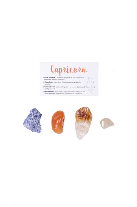 Capricorn Crystal Set / Zodiac Crystal Set / Healing Crystal