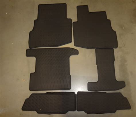 Mazda Cx 9 Rear All Weather Floor Mats Set Of 6