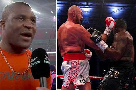 Francis Ngannou Makes Bold Tyson Fury Fight Claim After Dillian Whyte Victory Mirror Online