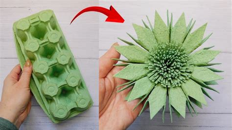 I Made Amazing Flower From Egg Cartons You Ll Love This Recycled