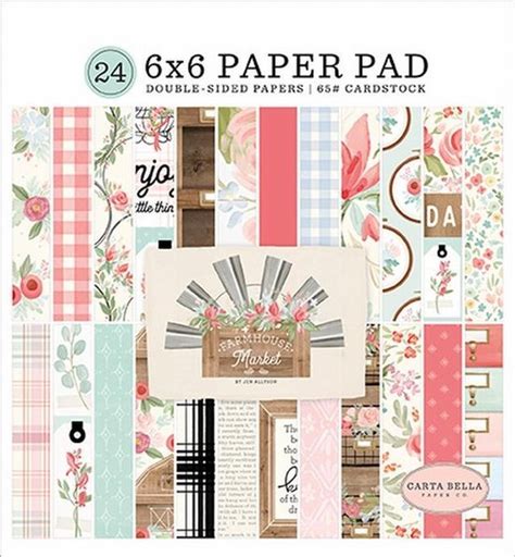 Carta Bella Farmhouse Market Paperpad 6 Inch