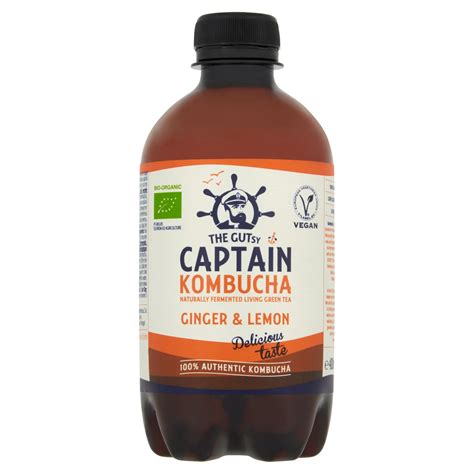 Captain Kombucha Ginger And Lemon 400 Ml Storefront EN