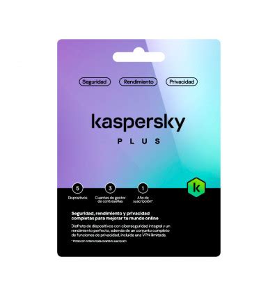 Kaspersky Plus Antivirus 5 Dispositivos