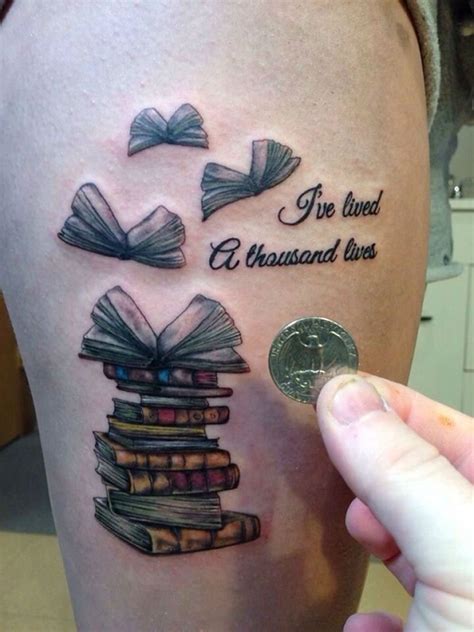 45 Amazing Book Tattoo Ideas - nenuno creative