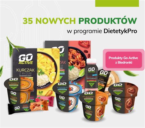 35 NOWYCH PRODUKTÓW W PROGRAMIE DIETETYKPRO GO ACTIVE Z BIEDRONKI