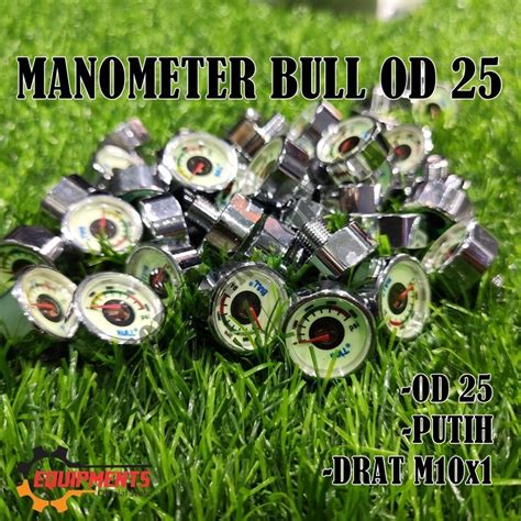 Jual MANOMETER PCP MANO 4000 PSI BULL OD 22 Hitam Dan 3500 PSI OD 25