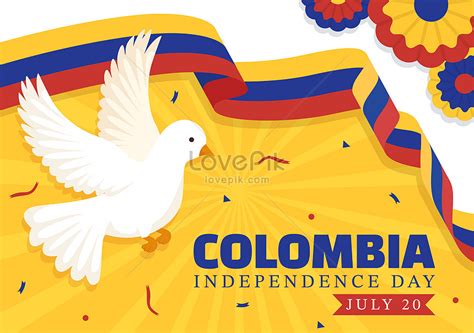 Colombia independence day illustration illustration image_picture free ...