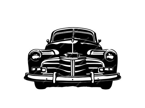 Premium Vector Classic Vintage Car Vector Artwork Illustration