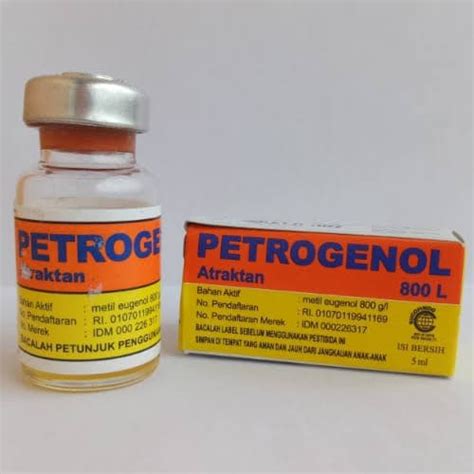 Jual Petrogenol Atraktan Perangkap Lalat Buah Isi 5ml Harga Grosir