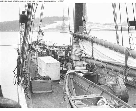 Grand Bank Fishing Schooner Bluenose In Storm The Schooner The