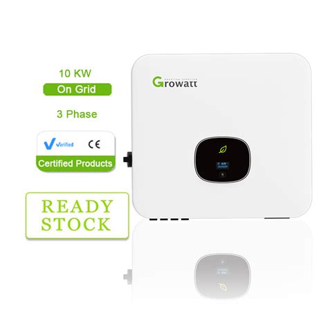 Home Residential Use Pv Grid Tied Inverter Growatt Mod 10ktl3 X 10kw On