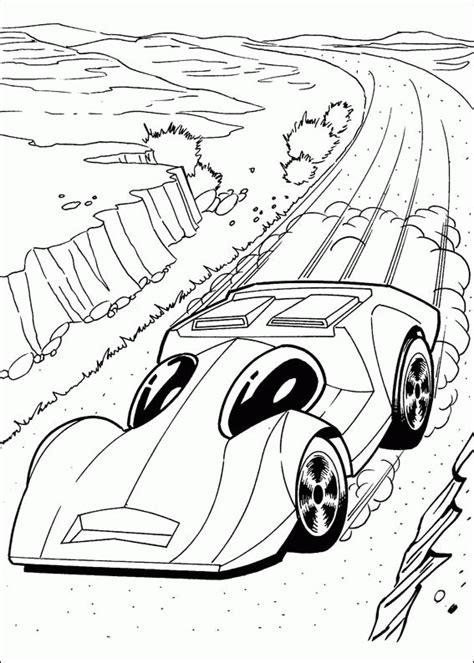 Detail Mewarnai Gambar Hot Wheels Sketsa Koleksi Nomer