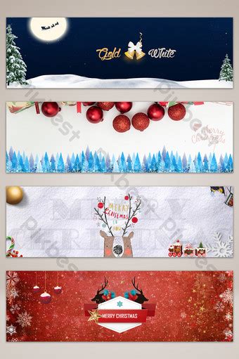 Vector Red Christmas Eve Banner Poster Background Backgrounds | PSD ...