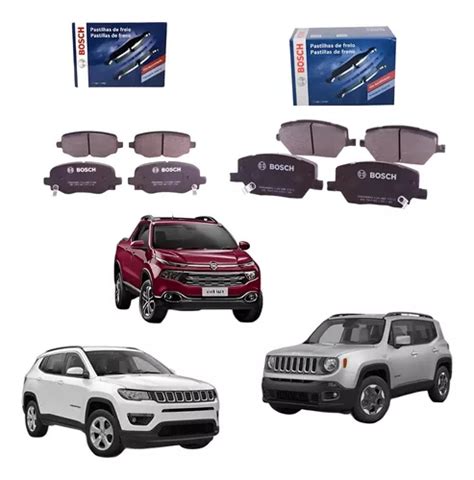 Jogo Pastilha De Freio Jeep Compass Renegade A