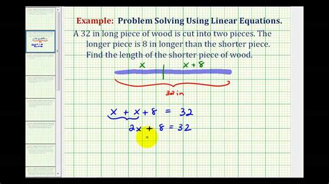 Ex Find The Length Of Two Pieces Cut From A Large Piece Given A