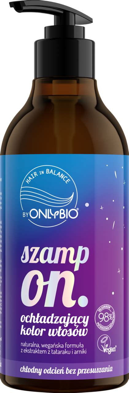 ONLYBIO Hair in Balance szampon do włosów ochładzający kolor włosów