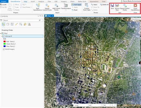 Georeferencing A Site Map In ArcGIS Pro Environmental