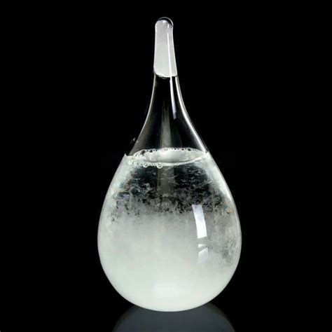 Storm Glass Weather Station Weather Forecaster Stylish And Creative Drop Shaped Glass Barometer