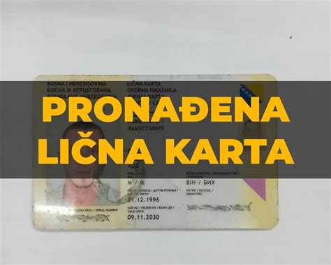 U Lukavcu pronađena lična karta