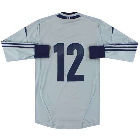 2011 13 Scotland Adidas Player Issue Goalkeeper Shirt 12 As New