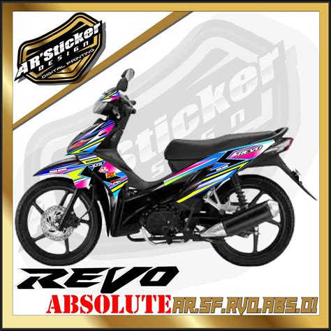 Jual Revo Sticker Striping Revo Absolute Stiker Motor Honda Revo