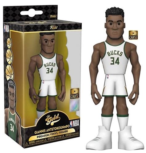 Funko Gold Nba Giannis Antetokounmpo 5 Vinyl Figure In White Uniform