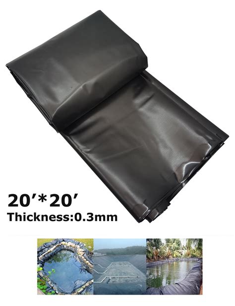 20Ft 20Ft Fish Pond Liners Gardens Pools HDPE Membrane Reinforced