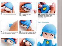 24 ideas de Figuras en fondant y porcelana fría torta pocoyo pastel