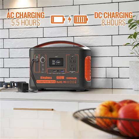 W Portable Power Station Wh Mah Solar Generator Backup