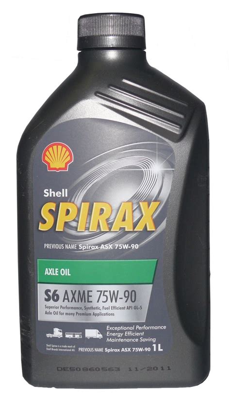 Shell Spirax S Axme W Liter De Olie Concurrent