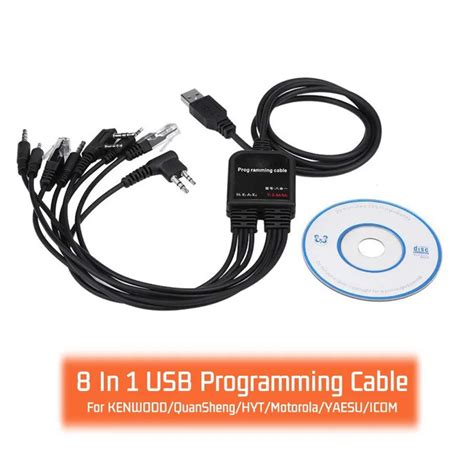 Hot In Usb Programming Cable Multifunctional Compatible For Walkie