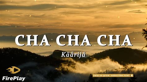 Käärijä Cha Cha Cha Lyrics Finland eurovision 2023 YouTube