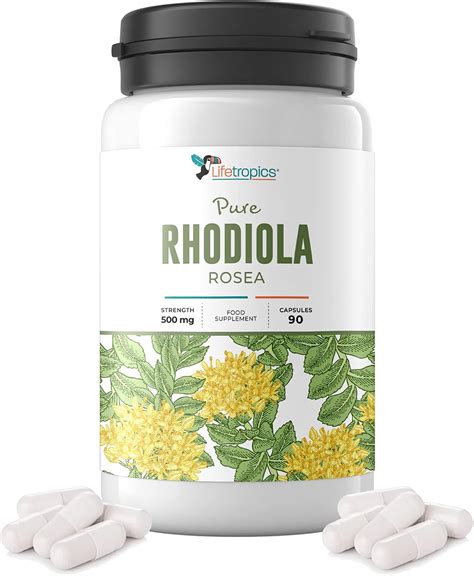 Lifetropics Pure Rhodiola Rosea 500mg Rhodiola Rosea Extract 3