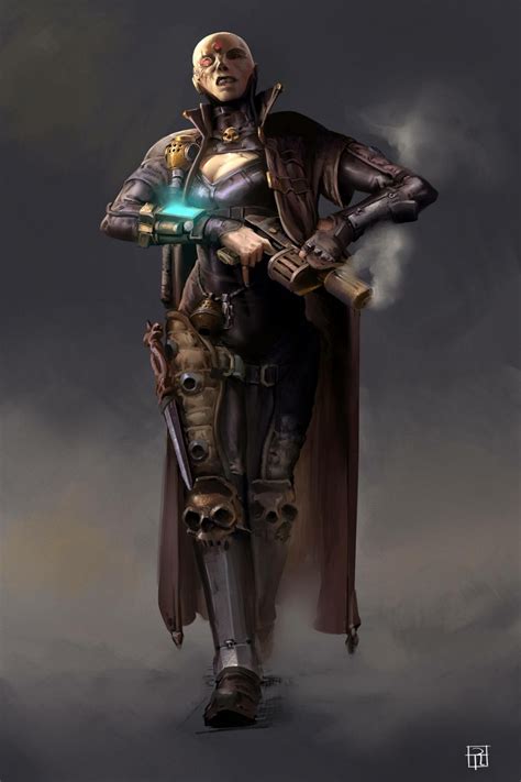 Delaque Ganger By Thomas Rome Warhammer 40k Rpg Warhammer Warhammer