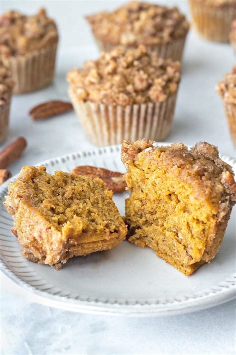 Pumpkin Spice Muffins With Pecans Fixed On Fresh