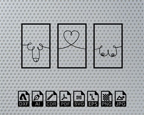 Nude Love Dick Laser Cut Dxf Svg Glowforge Files Wall Sticker Vinly