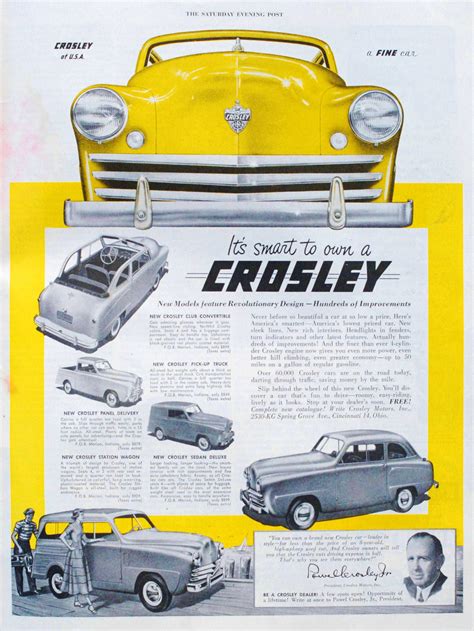 Crosley Automobile Advertising